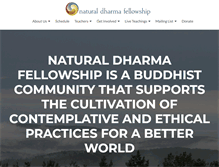 Tablet Screenshot of naturaldharma.org